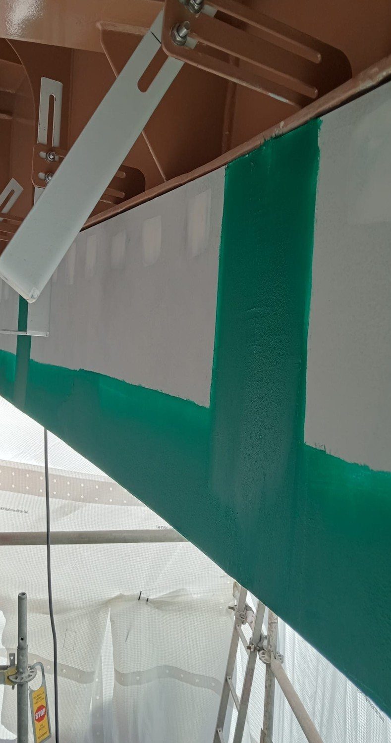 Steel structure painting